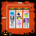 Halloween Gel Window Stickers Vampire-Monster-Witch | 3 Pack