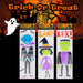 Halloween Gel Window Stickers Vampire-Monster-Witch | 3 Pack