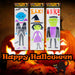 Halloween Gel Window Stickers Vampire-Monster-Witch | 3 Pack