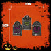 Halloween RIP Tombstone Green Bat- Skulls-Purple Bat | 3 Pack