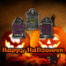 Halloween RIP Tombstone Green Bat- Skulls-Purple Bat | 3 Pack
