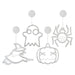 Halloween Window Light Pumpkin-Ghost-Spider-Witch | 4 Pack