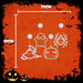Halloween Window Light Pumpkin-Ghost-Spider-Witch | 4 Pack