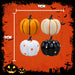 Halloween Polyresin Pumpkin | Party Decoration | Pack of 4 | 4 Pack