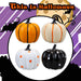 Halloween Polyresin Pumpkin | Party Decoration | Pack of 4 | 4 Pack