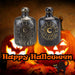 Halloween Potion Bottle | Decoration | Brushed Gold-Black | 2 Pack