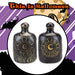 Halloween Potion Bottle | Decoration | Brushed Gold-Black | 2 Pack