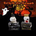 Halloween Skull On Books | Party Decoration | Crow-Crown | 2 Pack