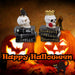Halloween Skull On Books | Party Decoration | Crow-Crown | 2 Pack