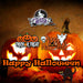 Halloween Hanging Signs Trick Treat-Happy Halloween-Witch| 3 Pack