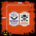 Halloween Metal Poison & Beware Signs Beware-Poison | 2 Pack