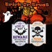 Halloween Metal Poison & Beware Signs Beware-Poison | 2 Pack