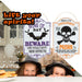 Halloween Metal Poison & Beware Signs Beware-Poison | 2 Pack
