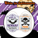 Halloween Metal Poison & Beware Signs Beware-Poison | 2 Pack