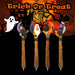 Halloween Spooky Moon Pens Ghost-Skeleton-Cat-Raven | 4 Pack