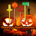 Halloween Glow Wands Axe-Sword-Trident-Pumpkin | 4 Pack