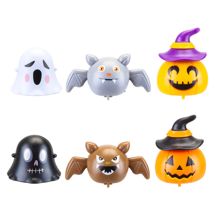 Halloween Pull Back Toys Ghost X 2-Bat X 2-Pumpkin X 2 | 12 Pack