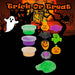 Halloween Slime with Toy | Accessories | Orange-Green-Purple | 12 Pack