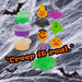 Halloween Slime with Toy | Accessories | Orange-Green-Purple | 12 Pack