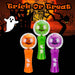 Halloween Pumpkin LED Ball Wands Orange-Purple-Green | 3 Pack