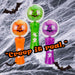 Halloween Pumpkin LED Ball Wands Orange-Purple-Green | 3 Pack