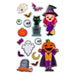 Halloween Large Stickers Assorted Witch-Pumpkin | 2 Pack