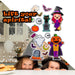 Halloween Large Stickers Assorted Witch-Pumpkin | 2 Pack