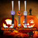 Halloween LED Fibre Optic Wand Pumpkin-Ghost-Cat | 3 Pack