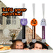 Halloween LED Fibre Optic Wand Pumpkin-Ghost-Cat | 3 Pack