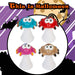 Halloween Pop Up Jumping Spider Pink Orange Blue Red | 4 Pack