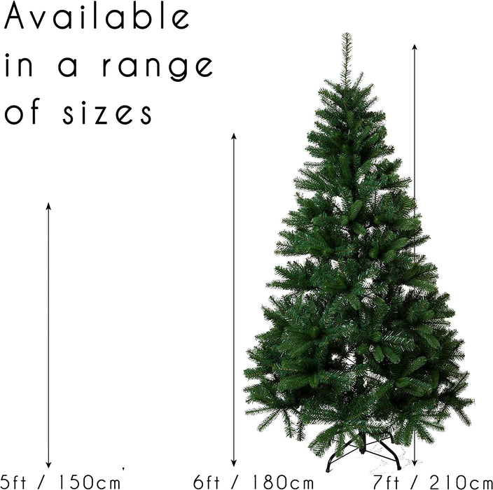 Mixed Pine Artificial Christmas Tree 210cm/7ft