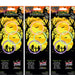 Halloween 8" Glow Sticks | Accessories | Orange-Purple-Green | 3 Pack