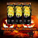 Halloween 8" Glow Sticks | Accessories | Orange-Purple-Green | 3 Pack