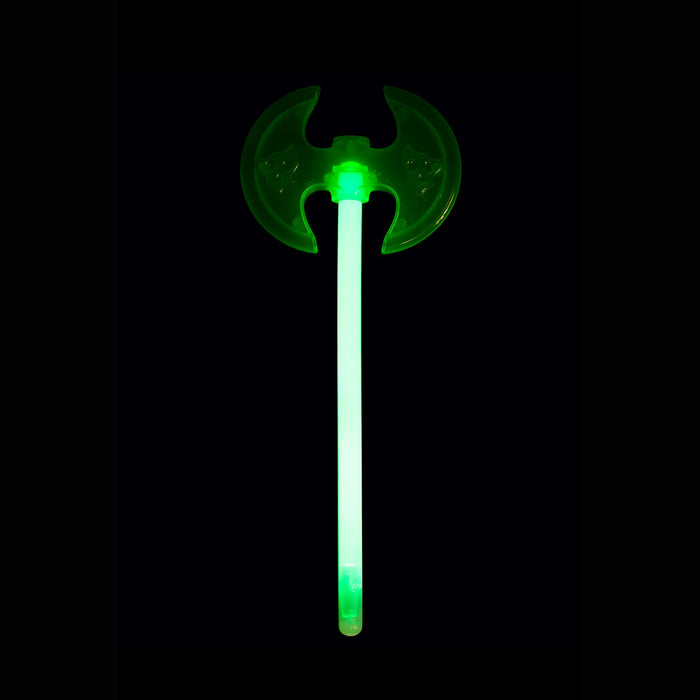 Halloween 2 Sided Glow Axe | Party Accessories | Green | 2 Pack