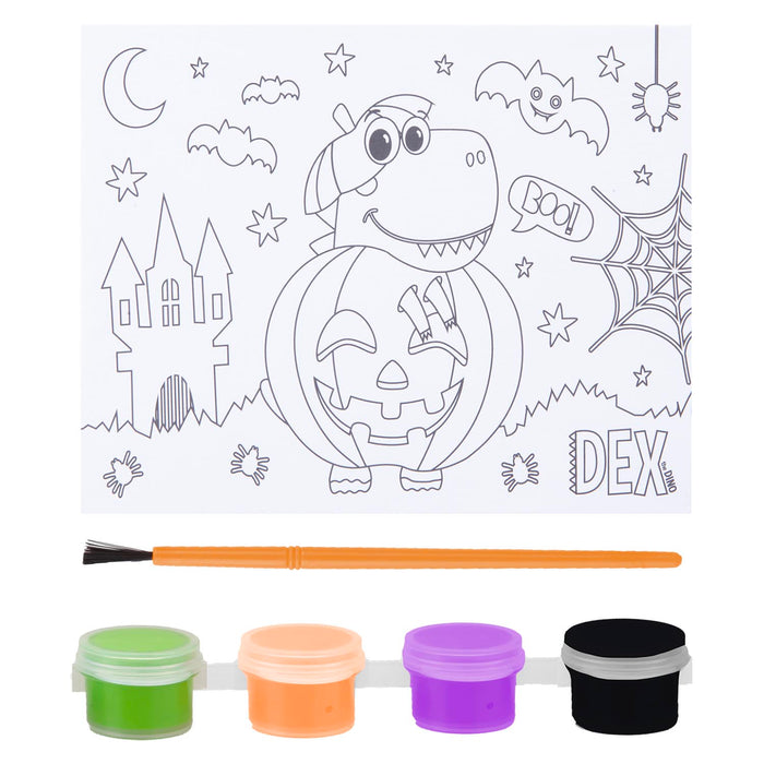 Halloween 25cm X 20cm Paint Your Own Camvas Board 3 Pack