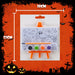 Halloween Printed Canvas With Paints Cat-Pumpkin-Bat | 3 Pack