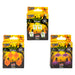 Halloween Glow Rings Pumpkin-Skull & Bones-Spider | 3 Pack