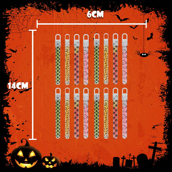 Halloween Glow Pendants 4 Pack Cat-Pumpkin-Bat-Witch | 3 Pack