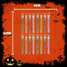 Halloween Glow Pendants 4 Pack Cat-Pumpkin-Bat-Witch | 3 Pack