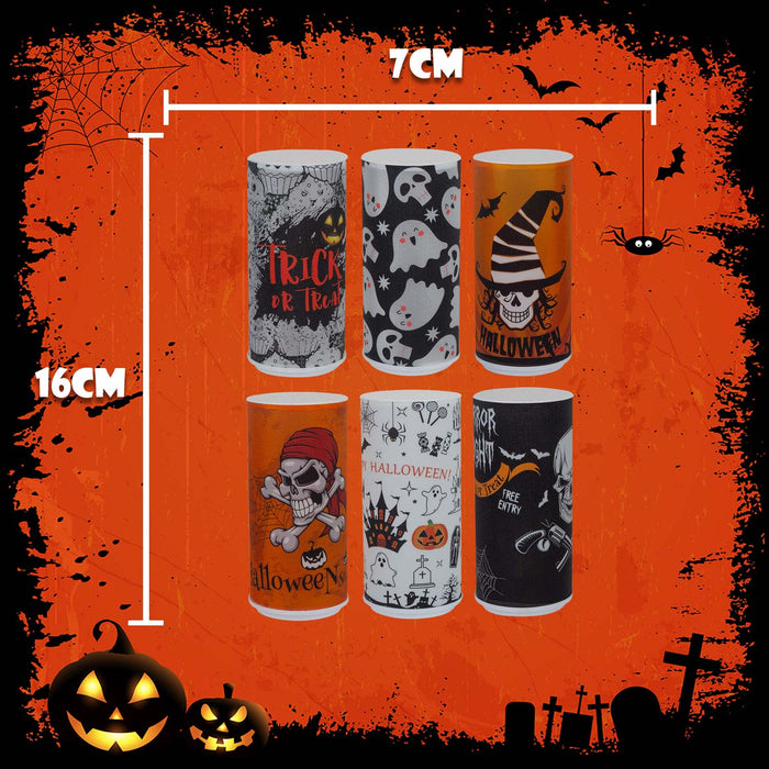 Halloween 15cm LED Light In Display Box | Party Decoration | 6 Pack