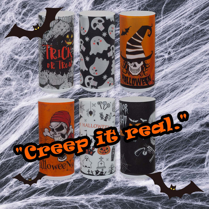 Halloween 15cm LED Light In Display Box | Party Decoration | 6 Pack