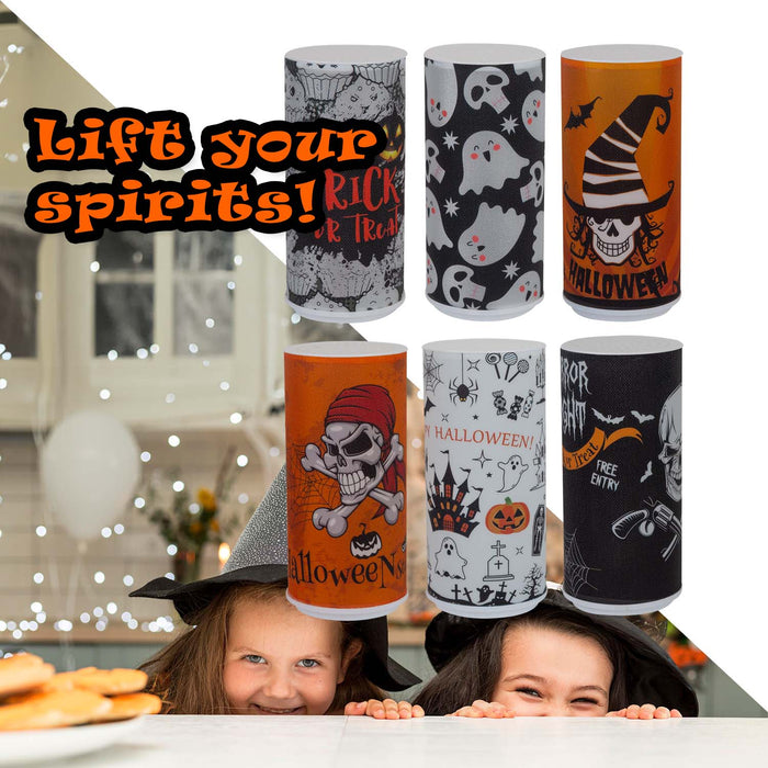 Halloween 15cm LED Light In Display Box | Party Decoration | 6 Pack