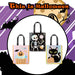 Halloween Holographic Trick Or Treat Bag Pumpkin-Skeleton-Cat