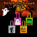 Halloween Trick Or Treat Bag Ghost-Frankenstein-Cat-Bat | 4 Pack