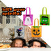 Halloween Trick Or Treat Bag Ghost-Frankenstein-Cat-Bat | 4 Pack