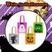 Halloween Trick Or Treat Bag Ghost-Frankenstein-Cat-Bat | 4 Pack