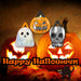 Halloween Trick Or Treat Bag Pumpkin-Skeleton-Ghost | 3 Pack