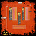Halloween Glowsticks | 20cm | Party Accessories | 3 Packs of 15