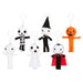 Halloween Voodoo Dolls | Clip On Plush| 10 cm | Accessories | 6 Pack