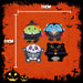 Halloween Plush Sand filled Toy Dracula-Witch-Skeleton-Cat